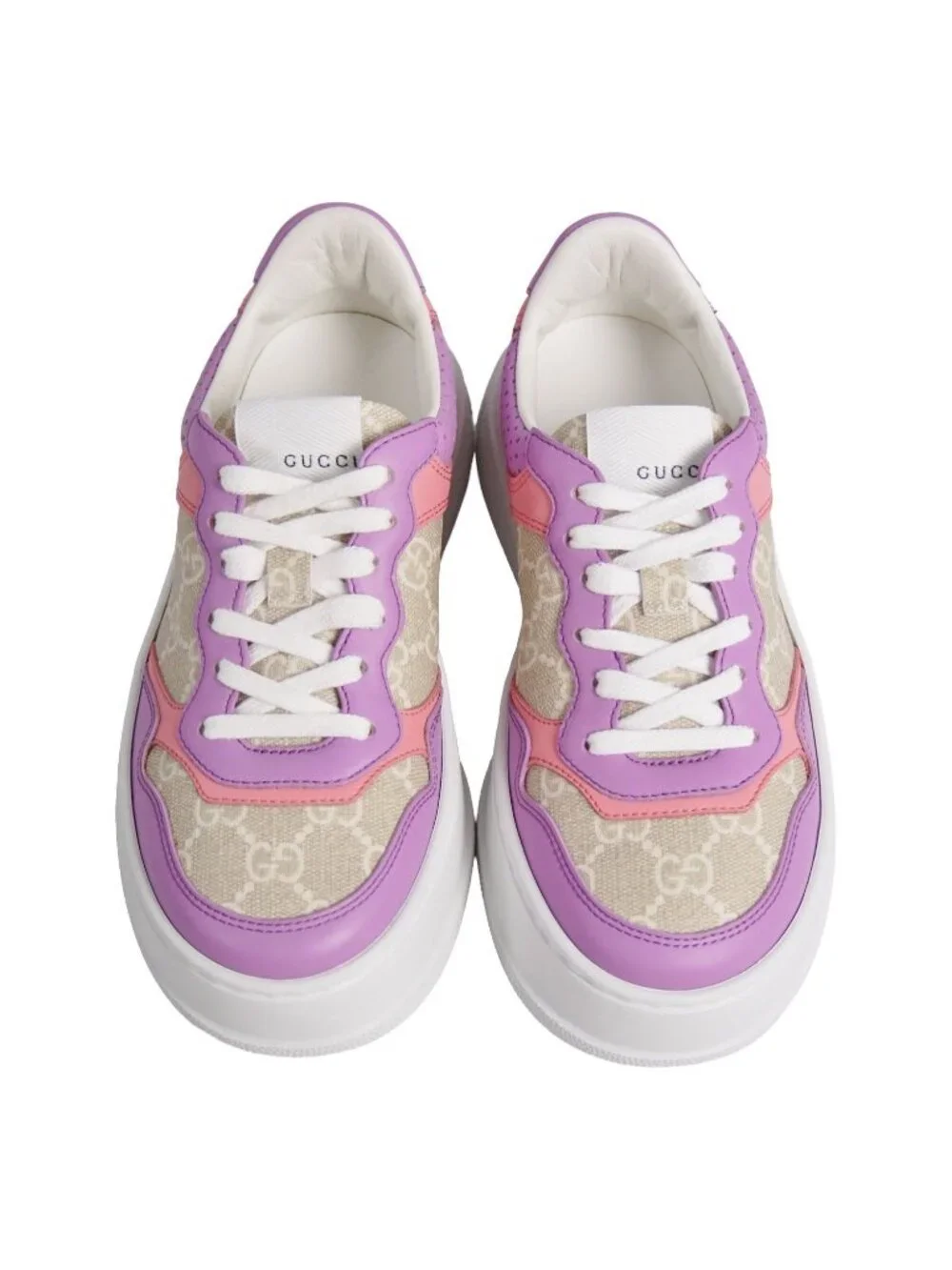 Gucci Sneakers Low Cut GG Supreme Leather